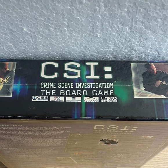 CSI the Board Game Crime Scene Investigation Grissom New Factory Sealed Gift! - Picture 3 of 4